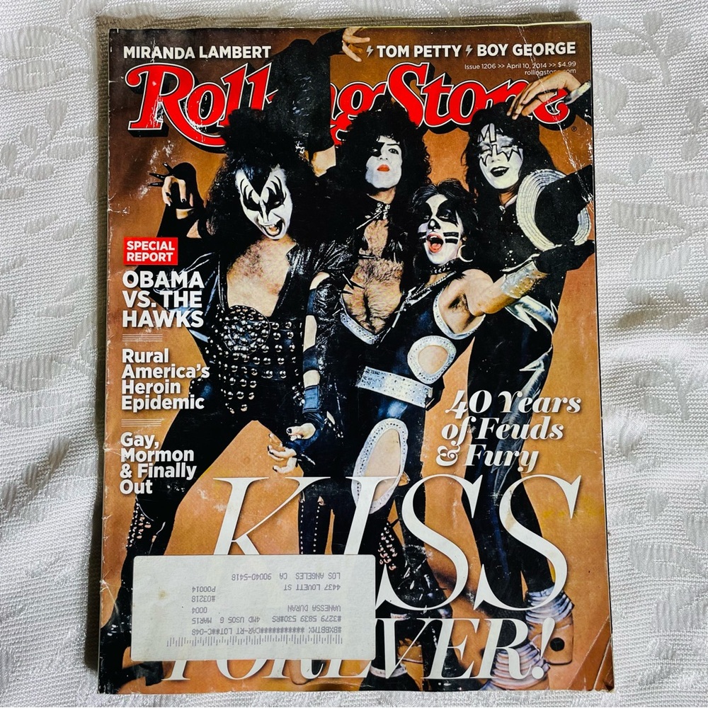 KISS Rolling Stone Magazine #1206 April 2014